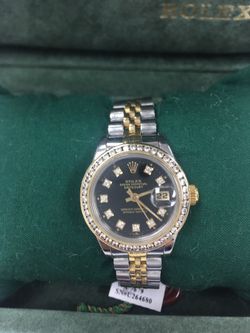 Pre owned ladies Rolex watch box& paper 26 mm