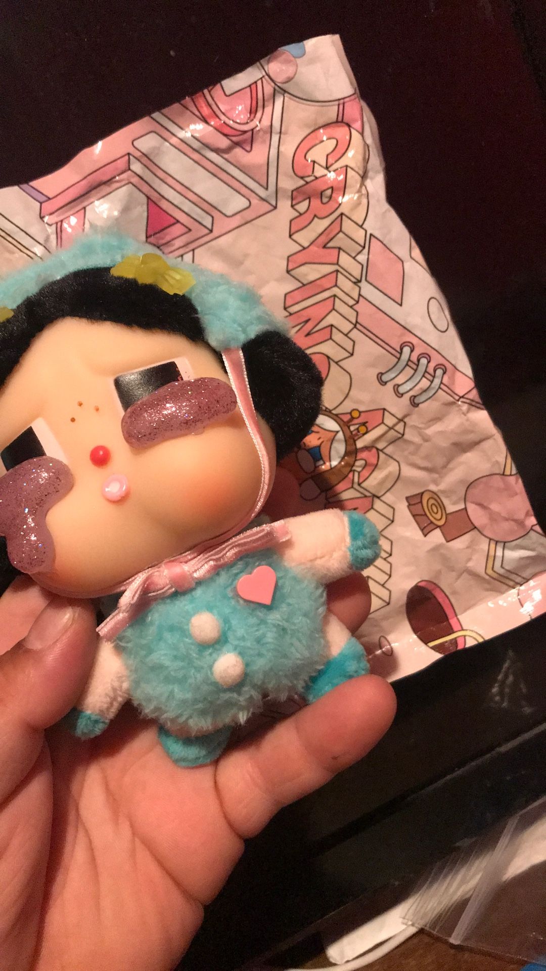 Crybaby: What A Frog Replica 🐸 (customized glitter tears) $25