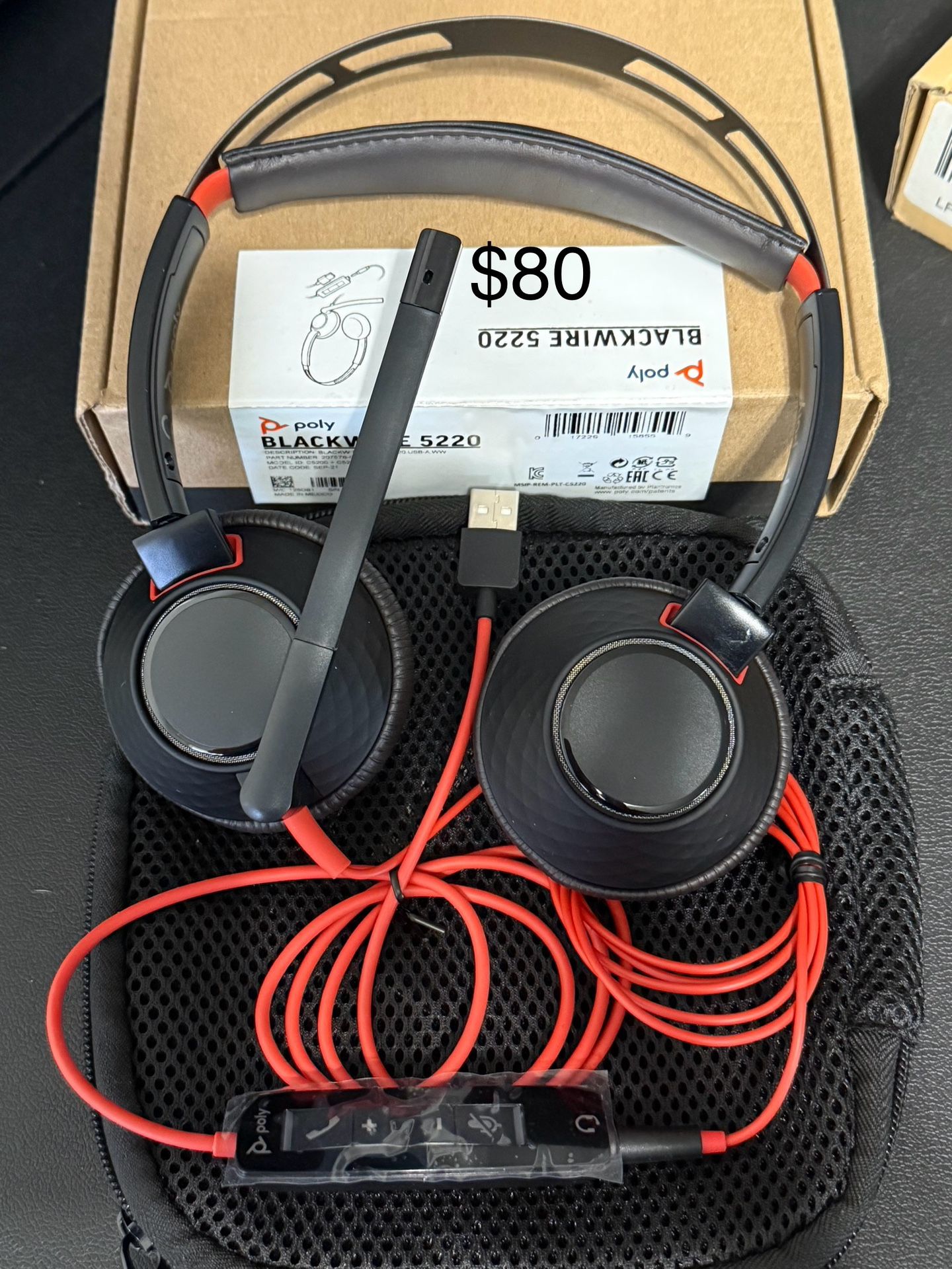 Poly Blackwire 5220 USB Headset