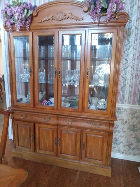 Oak China Cabinet