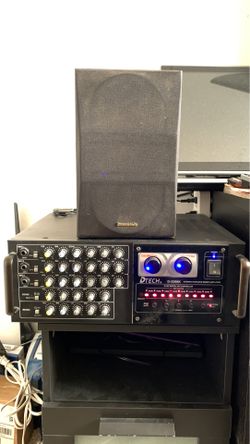 Dtech karaoke mixer with speaker