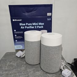 Blueair Blue Pure Mini Max Air Purifier, 2 Pack