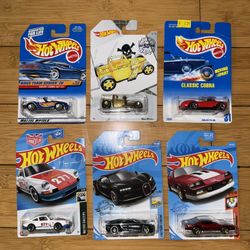 Hot Wheels Porsche Cobra Bugatti Boneshaker Camaro 