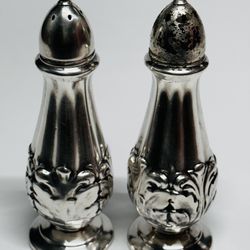Vintage WB Silver Plated Salt & Pepper