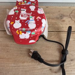 NEW Mini Waffle Maker Snowman just $5 xox
