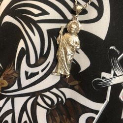 Silver Saint Jude Pendant 