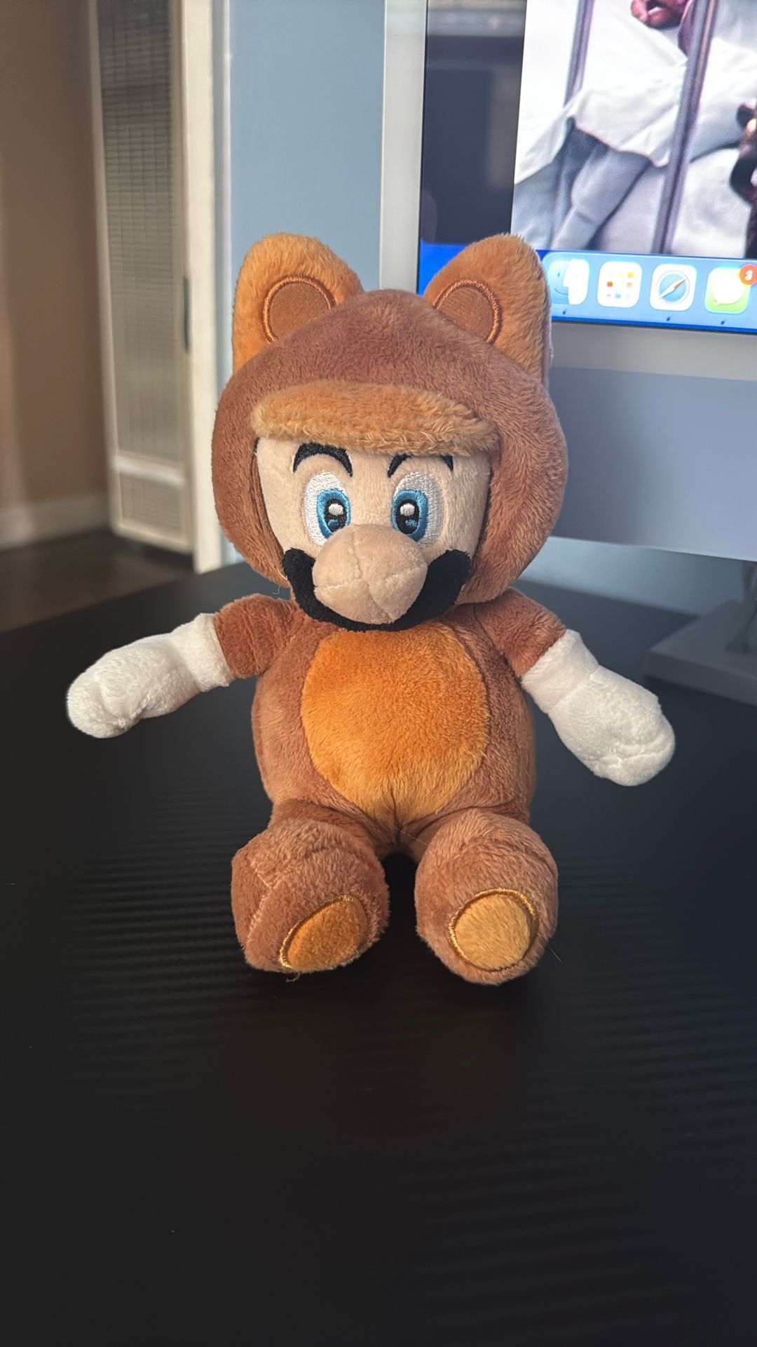 Super Mario 3D World Plush Tanooki Raccoon Stuffed Animal