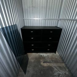 Black 6 Drawer Dresser For A Room 