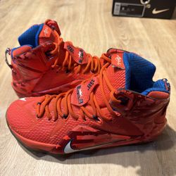 Nike LeBron 12 XII USA Independence Day Red OG RARE 684593-616 Mens Size 8