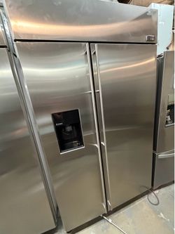 48” GE MONOGRAM BUILT IN STAINLESS STEEL REFRIGERATOR