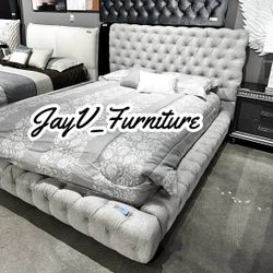 New Queen Bed Frame With Mattress 