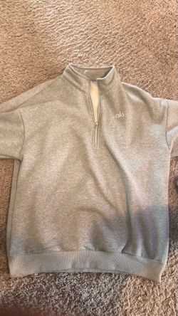 Grey alo quarter zip