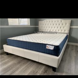 Queen White Crystal Button With Ortho Matres!