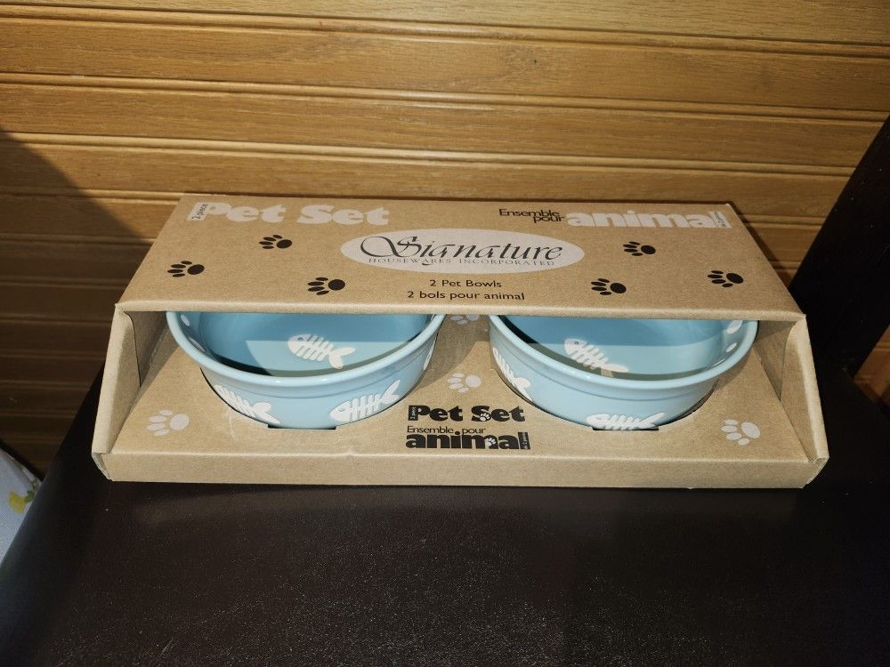 Pet Bowl Set