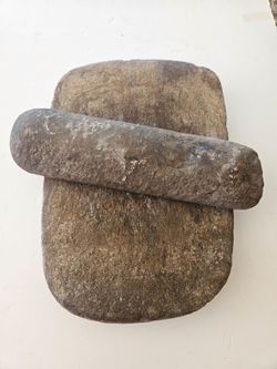 Vintage original grinding stone set