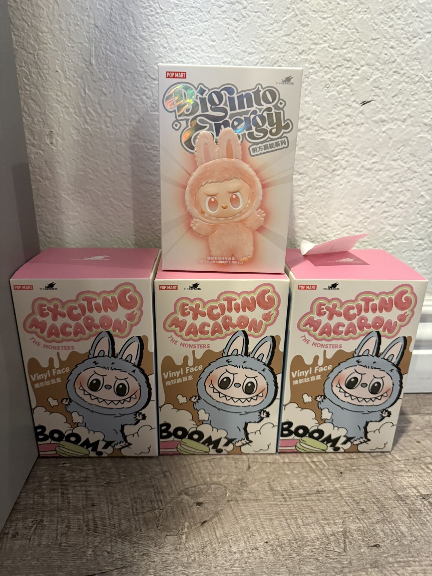 macaron, big into energy labubu