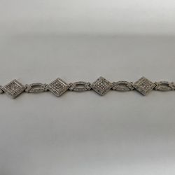 14k Tennis Bracelet 