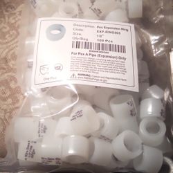 PEX Expansion Ring 1/2" 100 Pcs