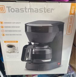 New toastmaster 5 cup coffee maker