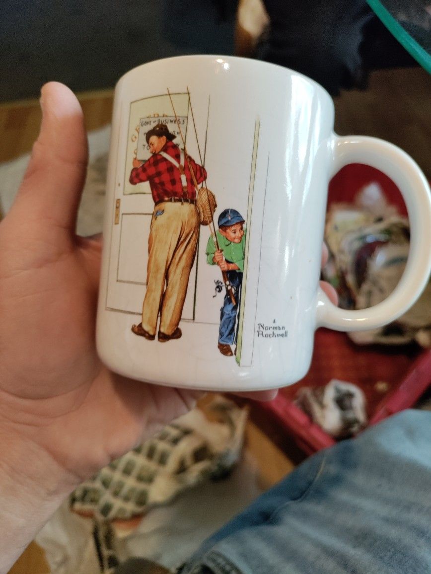 Closed For Business By Norman Rockwell Museum Collections Inc Coffee Mug