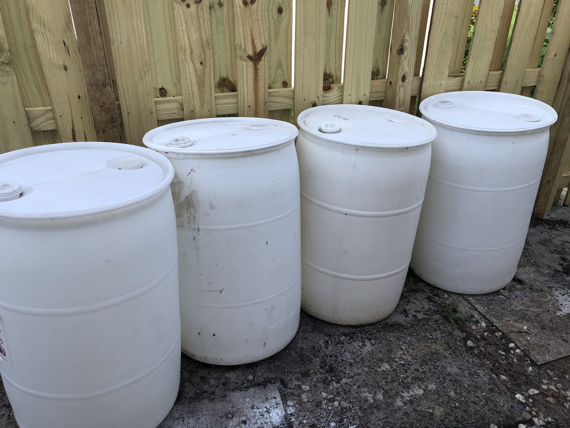 55 Gallon Water Drums