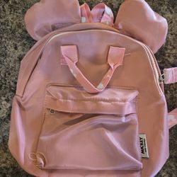 Mickey Mouse Pink Backpack 