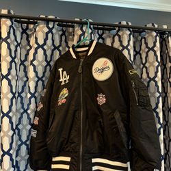 Los Angeles Dodgers Bomber Jacket by New Era / Alpha Industries
