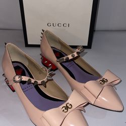 Gucci Lipstick 💄 Patent Leather Maryjane Flats Size 7 
