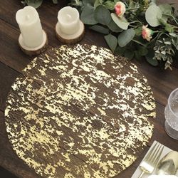 Gold Foil Mesh Placemats