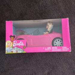 2018 Barbie Convertible With Barbie Doll Inside
