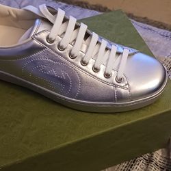 Metallic Gucci Shoes