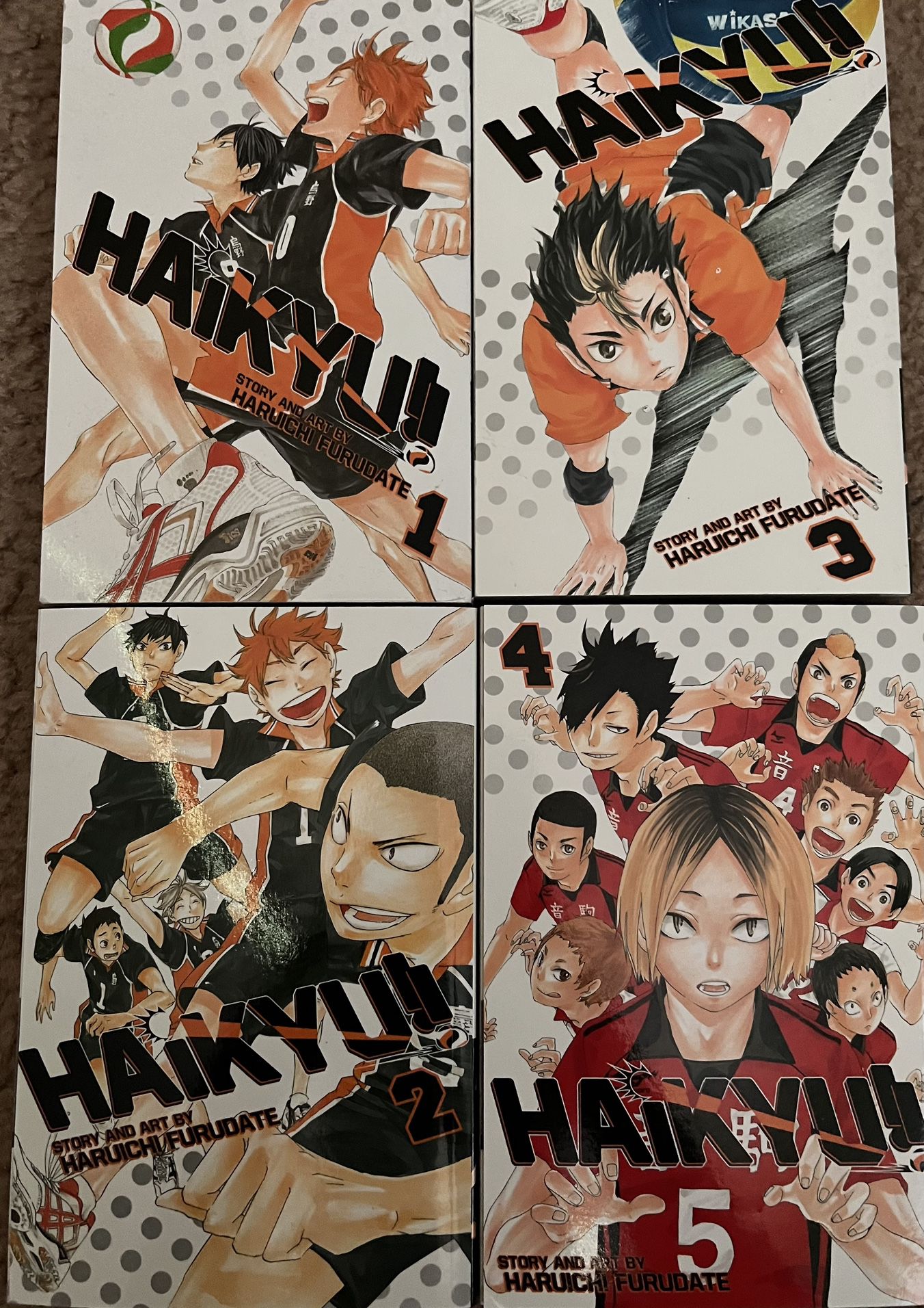 Haikyu Manga Volume 1-4