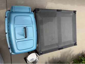 Carry-on Cage, Bowl With Adjustable Stand, Mesh pool bed