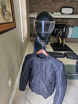 Motorcycle And Helmet For Sale
