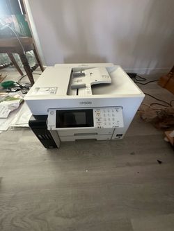 Epson WorkForce ST-C8000 Wireless Color All-In-One Inkjet SuperTank Printer with Fax