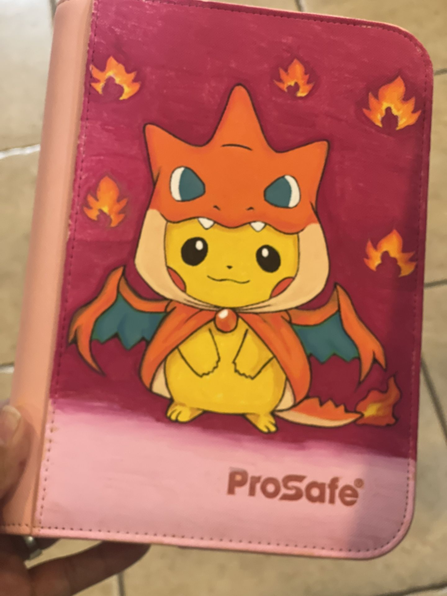 Pokémon Pikachu Custom Painted Binder