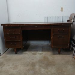 Big Wood Desk Need Gone