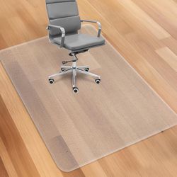Office Chair Mat for Hardwood Floor, 48"x48" Extra Large Desk Chair Mat for Hard Floor & Tile Floor, Heavy Duty Floor Protector for Home, Office, Kitc