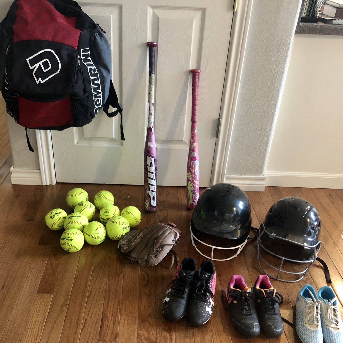 Softball Gear (items sold separately/prices in description)