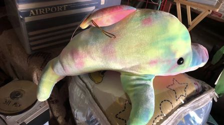 Stuffed animal dolphin