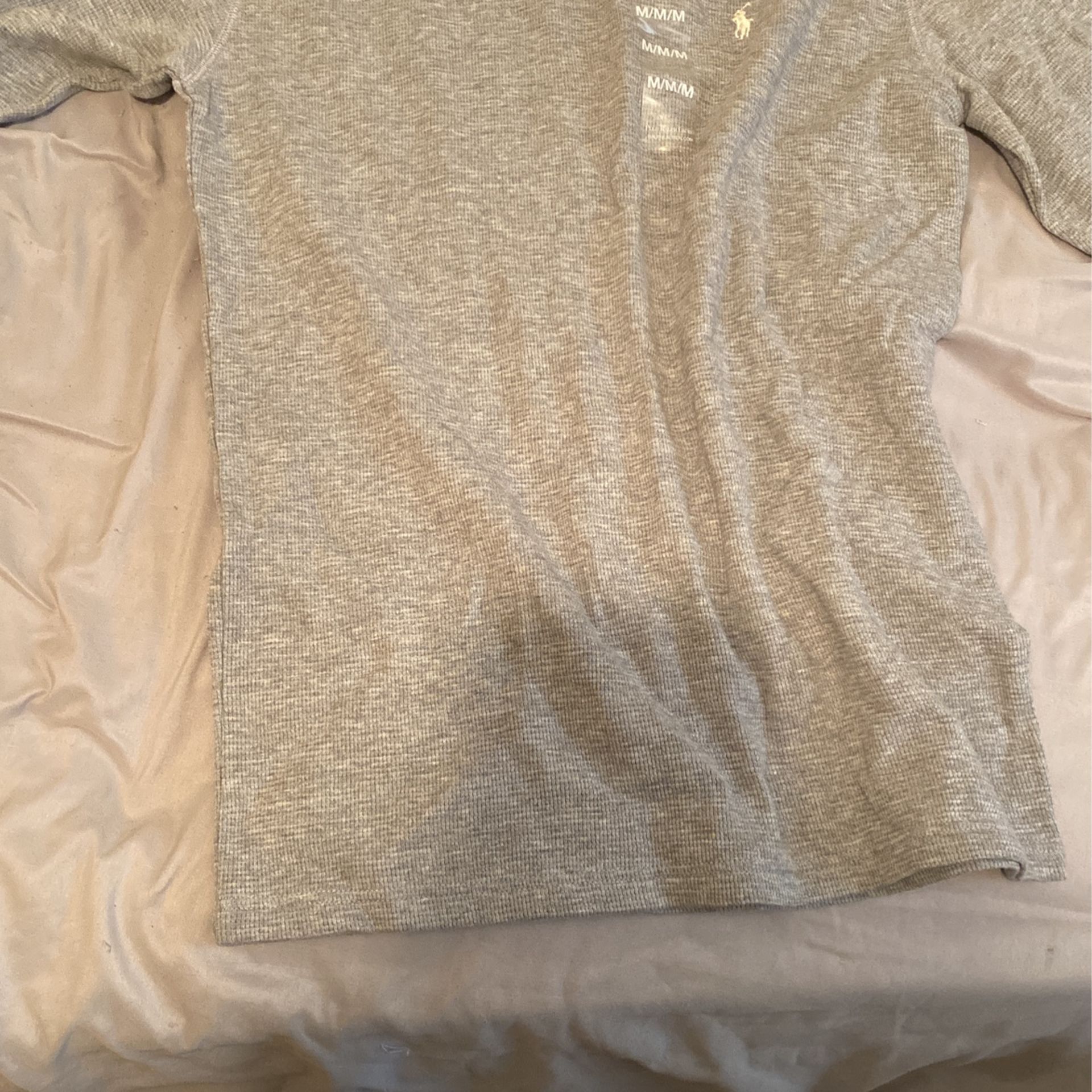 Polo Ralph Lauren Sleepwear Shirt Size M Grey