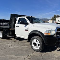 2011 Ram 5500 Flatbed Truck – 12-Foot Bed with Liftgate & Cummins Turbo Diesel!