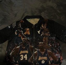 Custom Kobe Lakers Knit Jacket