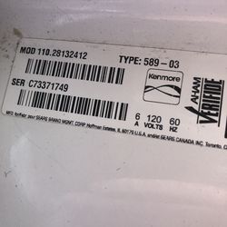 Kenmore 700 series, heavy duty washing machine