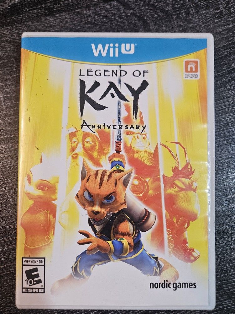 Legend of Kay Anniversary Complete In Box CIB (Nintendo Wii U, 2015) Video Game