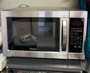 Haier Stainless Steel Countertop Microwave