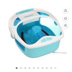 Homedics Shower Bliss Footspa with Massaging Water Jets, 3 Attachments and Toe-Touch Controls,