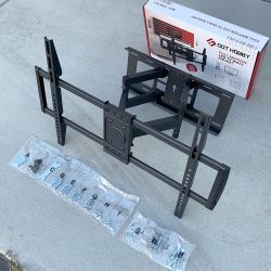 New In Box $39 Full Motion 37-75 Inches TV Wall Mount Bracket Dual Arms Swivel Tilts Max 110lbs