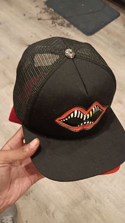 Chrome Black Trucker  with Lip Patch