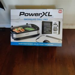 Power Excel Smokeless Grill Pro Used Only Once